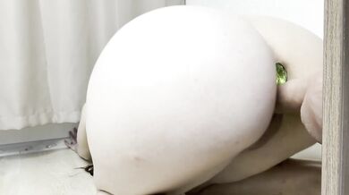 AliceMonta's quiet moans become loud dildo-fueled screams