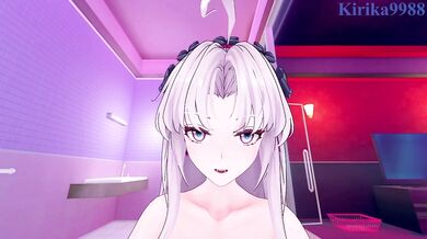 Carlotta Montelli and I have intense sex at a love hotel. - Wuthering Waves Meichou POV Hentai