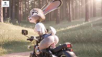 Hopps Zootopia reverse cowgirl animation foot fetish