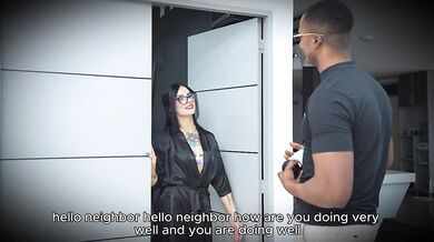 Bachelorette party: BBC neighbor destroys the bride's tight ass before she gets married