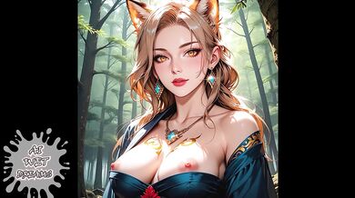 Witches and Foxes Taking a Cumshot in the Woods!! - ASMR/Guided Masturbation