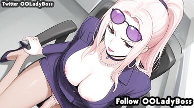 Hina blow job for her boss hentai animation from One Piece by ooladyboss