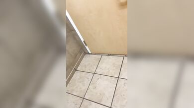 I pissed in a gas station bathroom trash can. Felt so naughty.