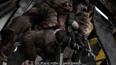 A narrow ass was destroyed by a mutated monster cock