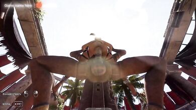 Lara Croft was impaled on this two-meter dick in front of 1,000 spectators.