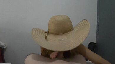 Sexy Cowgirl in Hotel Bed