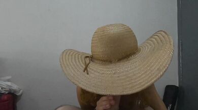 Sexy Cowgirl in Hotel Bed