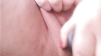 having fun with my big fat pussy with anal plug