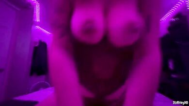 Cum Crashes As Blonde Begs With Primal Seductive Rush