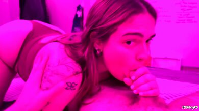 Cum Crashes As Blonde Begs With Primal Seductive Rush