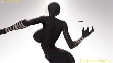 FNAF hentai Adult animation - Puppet Blow Job Hand Job Tits Job Hentai animation by xxtoonfun