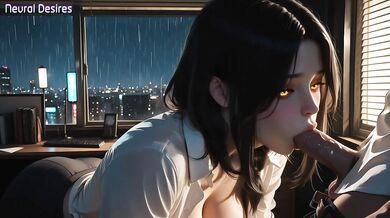 Wet Neon Rain Slut Drenched & Fucked in The City Lights