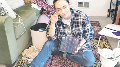 opening my birthday present!!!