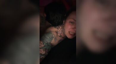 First time trying to take his big dick in my ass