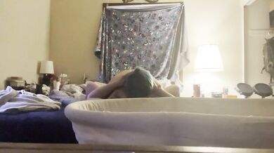 Big ass crushes cock in wild craving