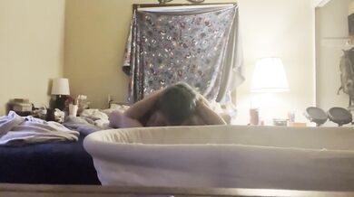 Big ass crushes cock in wild craving
