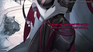 Rosaria from Genshin Impact makes your cock suffer (Edging JOI)