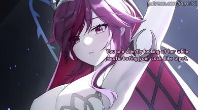 Rosaria from Genshin Impact makes your cock suffer (Edging JOI)