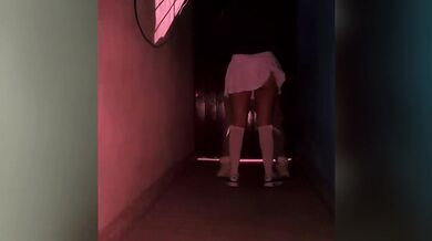 We had sex secretly at the party and almost got caught - Real Amateur