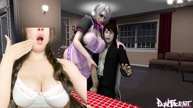 Housekeeper make boss cheat on his wife- Animated Porn