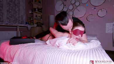 BeYourLover Red Bondage Kit review. Spanking and Cum In Mouth, Oral Creampie