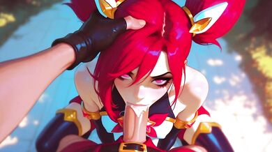 Star Guardian Jinx gets filled with cum!