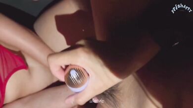 BDSM Lesbian fingering orgasm