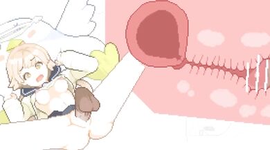 Fuck the HOT Angel Girl until she gets PREGNANT! | Hentai Rhythm Pixel Game