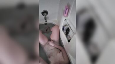 Playing in the tub