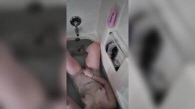 Playing in the tub