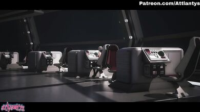Petite Astronaut Relieves Tension With The Crewmate She Hates (Wild Life 2K)