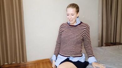 Preppy Girl POV Popped Collar Tease Turns Into Sloppy BJ
