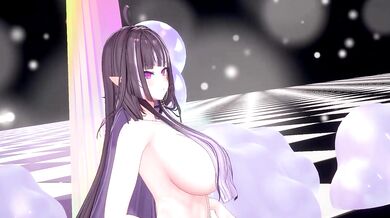 Dally Hentai MMD By Nude Elf VTuber | Strip Dance