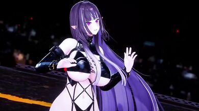 Dally Hentai MMD By Nude Elf VTuber | Strip Dance