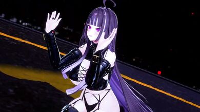 Dally Hentai MMD By Nude Elf VTuber | Strip Dance