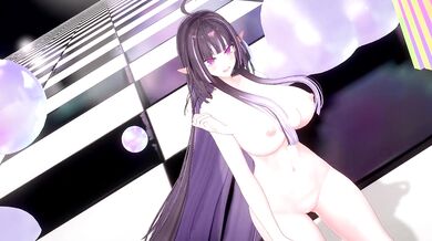 Dally Hentai MMD By Nude Elf VTuber | Strip Dance