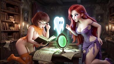 Velma and Daphne Become Fully Nude in Haunted Mansion Ghost Mystery as Their Clothes Tear During Investigation