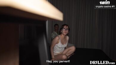 She Caught Her Stepbro Jerking Off To Her