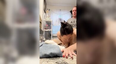 Step sister caught me watching