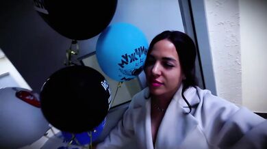 Real Birthday Gift Hot Russian Milf Step Sis Gives StepBro His First Creampie