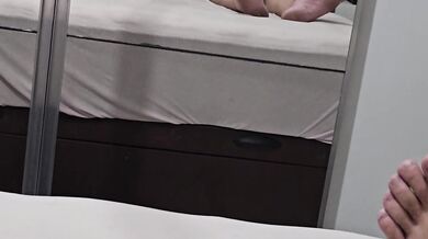 Dirty Brazilian Stepmom in Her Cuckold Husband's Bed - Raw Amateur POV