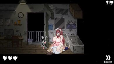 Abandoned House, Hentai Game No-Escape Apartment Play video(Pixel horror hentai animation.)