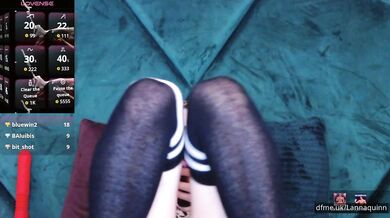 LANNAQUINN'S LEGS BEG FOR DEEPTHROAT AND POUNDING