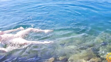 Real Naturist Vacation in Montenegro: Naked Yoga & Underwater Swimming