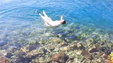 Real Naturist Vacation in Montenegro: Naked Yoga & Underwater Swimming