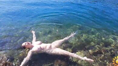 Real Naturist Vacation in Montenegro: Naked Yoga & Underwater Swimming