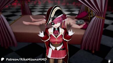 Merry Dancers - Minato Aqua, Houshou Marine, Yozora Mel | SEX + DANCE MMD R-18 Vtuber Virtual YouTuber HMV PMV