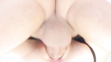 Close Up - Missionary Tight Teen Pussy Fucked & Creampied