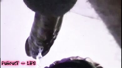 PERFECT LIPS mouth gets the sloppiest had him cuming like crazy