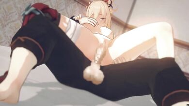 【MMD】原神　宵宮 背面騎乗位セックス